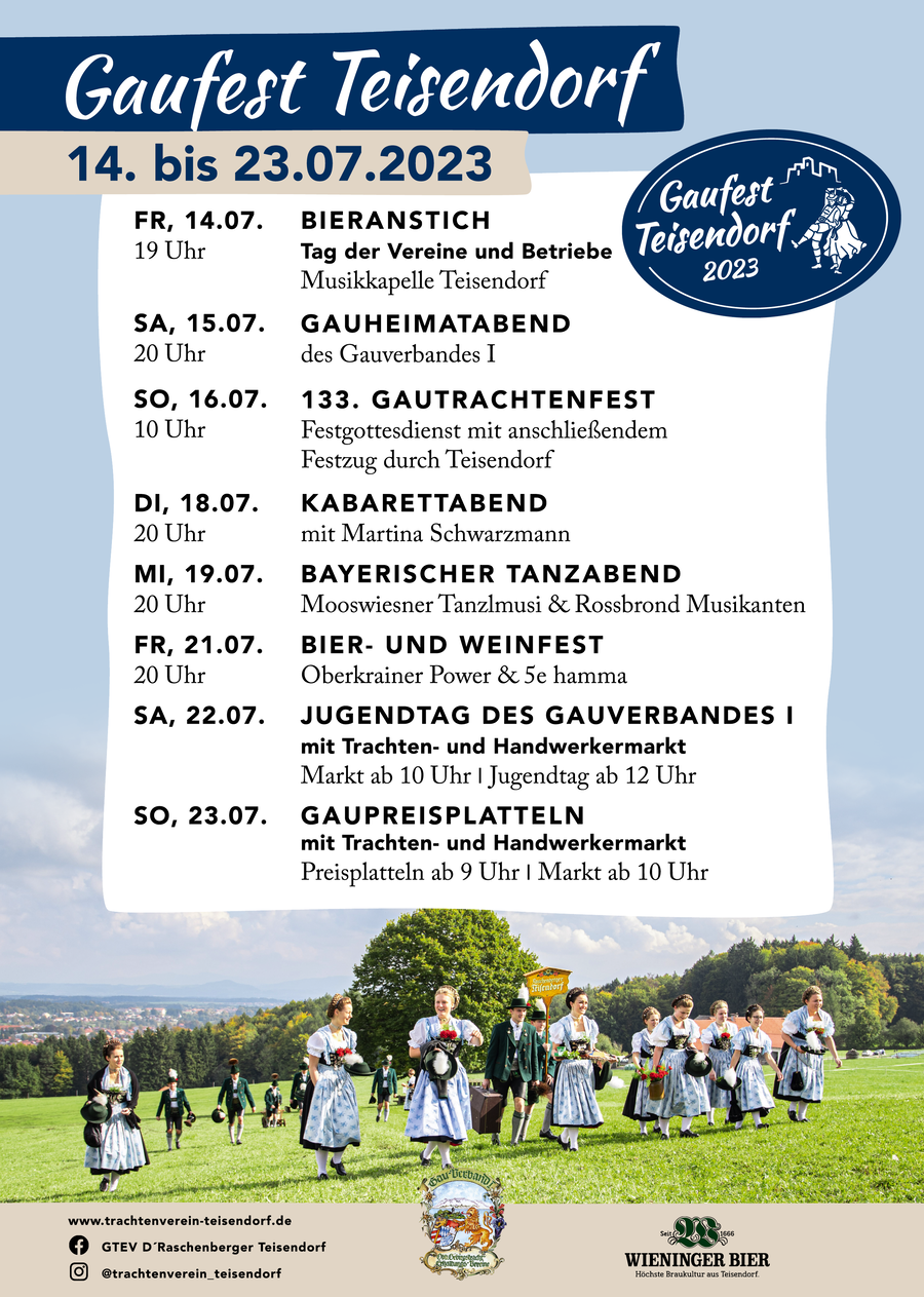 Gautrachtenfest In Teisendorf