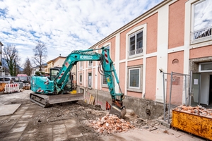 Start der Sanierungsarbeiten am Kurgarten-Café