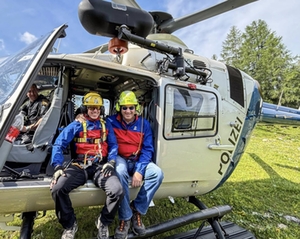 Der Ministerpräsident zu Besuch bei der Bergwacht