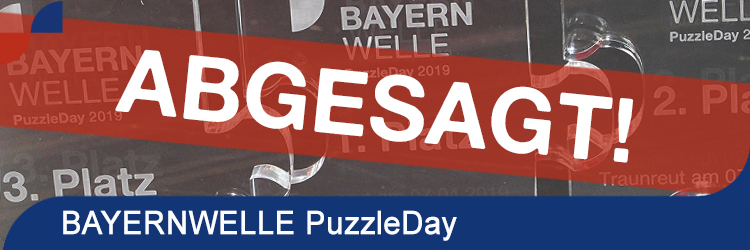 BAYERNWELLE Puzzle Day 26.04.2020 Banner Unterseite abgesagt