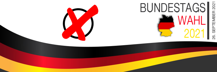 Bundestagswahl 26. September 2021 - Banner Unterseite 