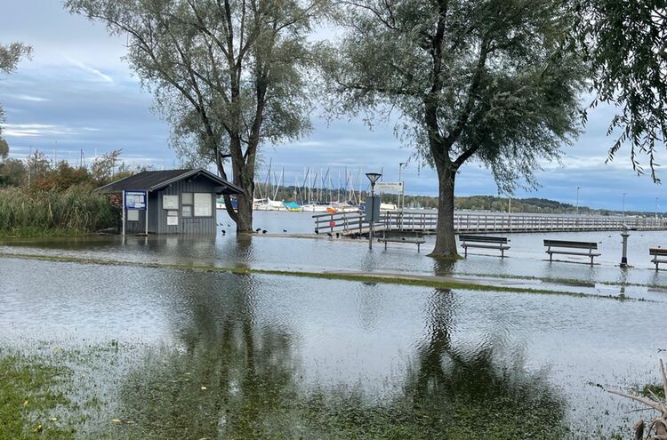 Chiemsee Ueberschwemmungen