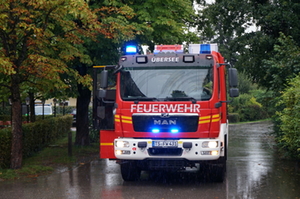 Einsatz Feuerwehr Übersee 