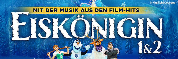 Montag ist Showtag: Banner Unterseite Eiskönigin 1&2 am 22. März 2025