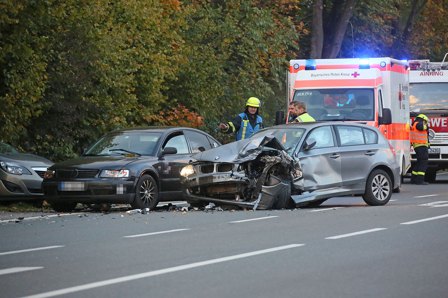 Verkehrsunfall Mit Drei Autos Sorgte Für Wartezeiten