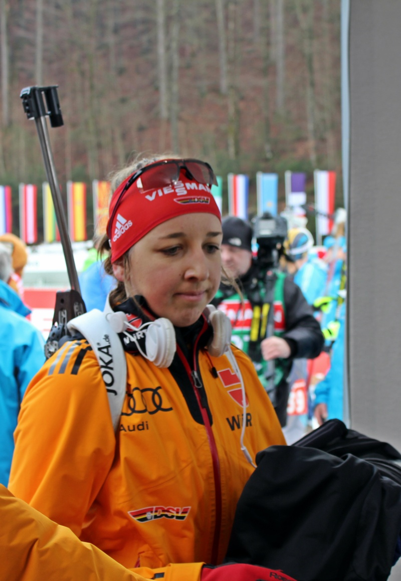 Franziska Preuß gewinnt Massenstart