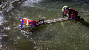 Eisrettungsübung