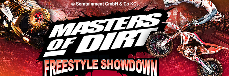 Montag ist Showtag: Banner Unterseite Masters of Dirt 2025