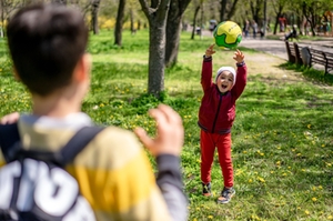 Park Fangen Spielen Kinder Sport