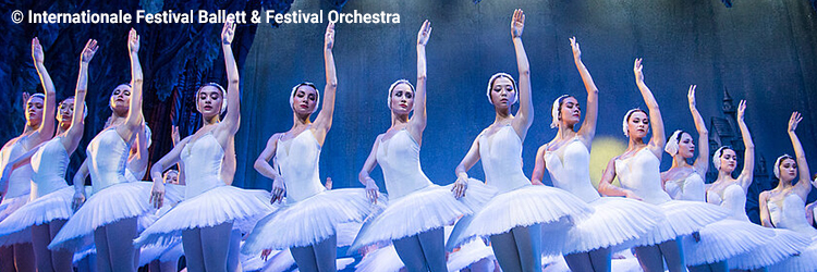 Montag ist Showtag: Banner Unterseite Schwanensee - International Festival Ballet & Orchester am 17. Januar um 19:00 Uhr 