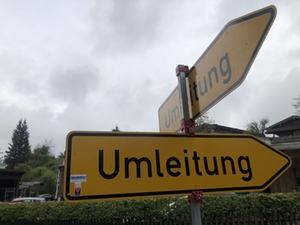 Umleitungsschild