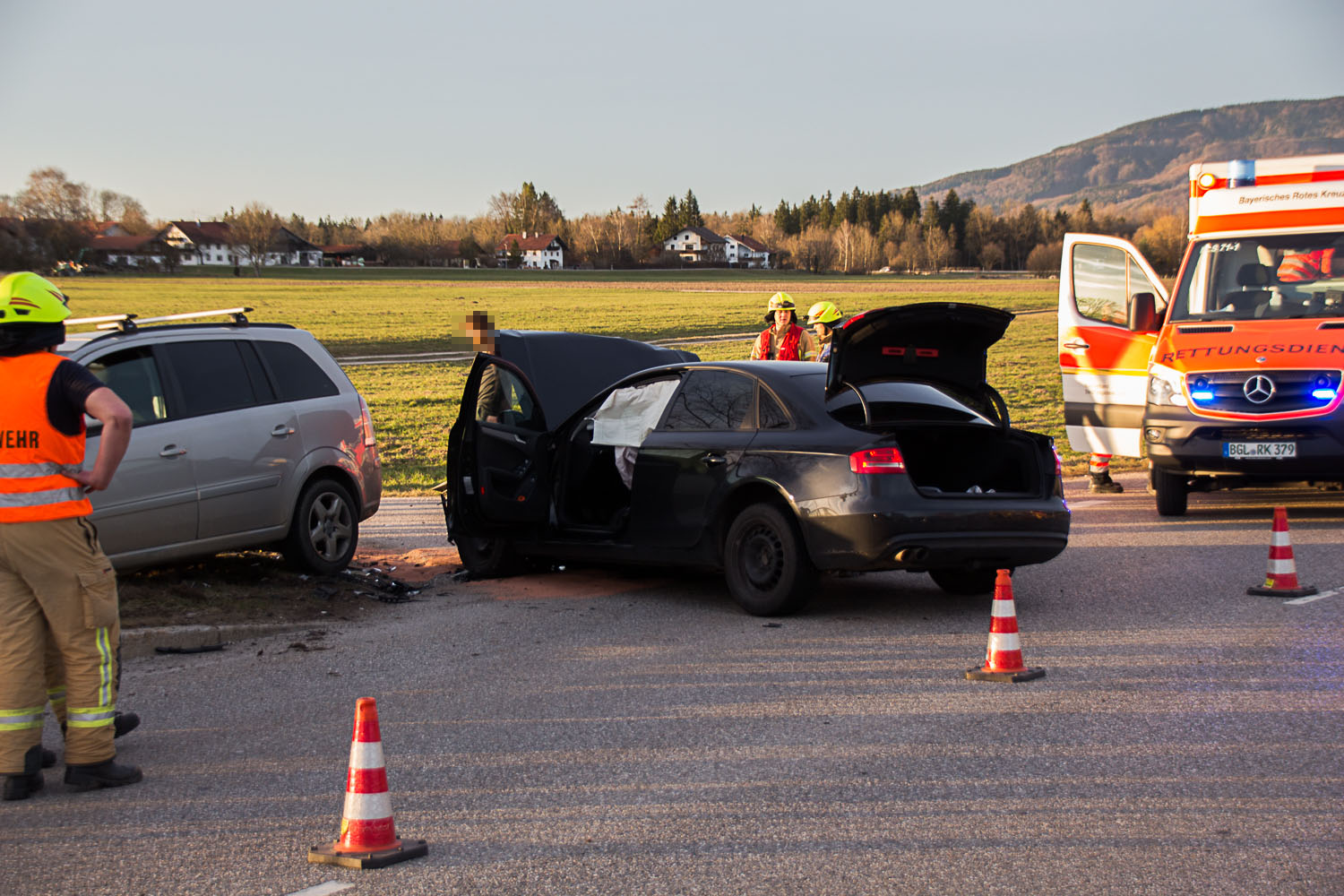 Schadensträchtiger Unfall Bei Freilassing