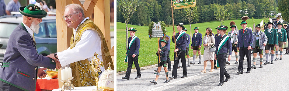 100 Jahre GTEV D´Weißenstoana Au / Festzug