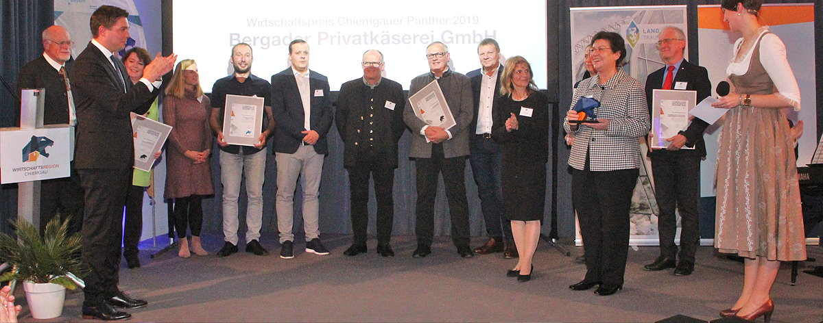 Wirtschaftspreis Chiemgauer Panther 2019 Kloster Seeon